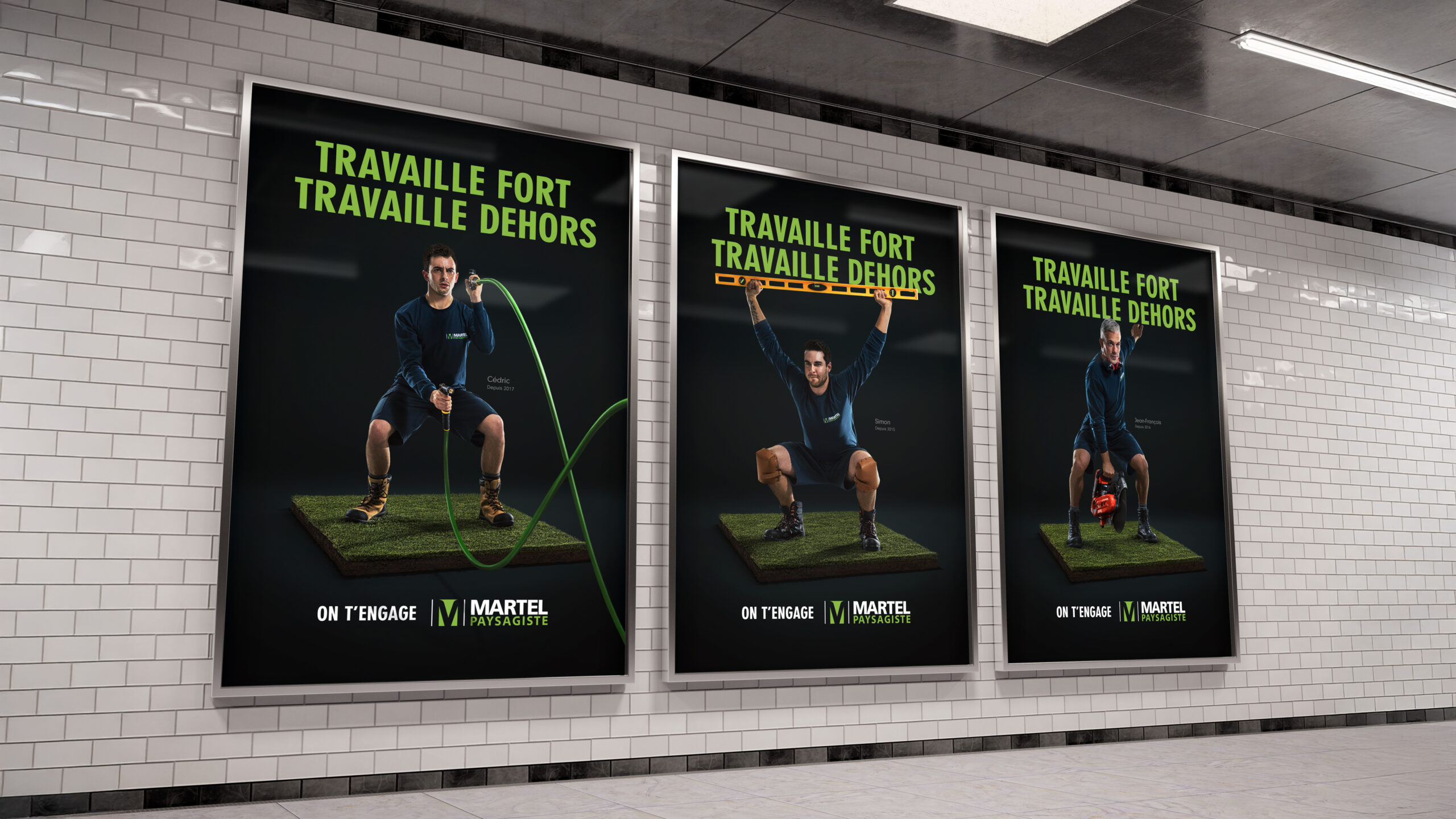 A recruitment campaign driven by hard work